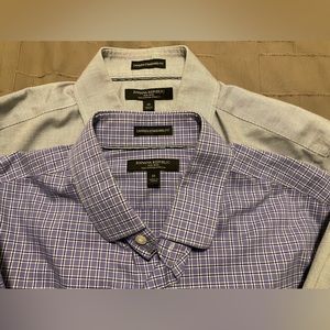 4 Banana Republic dress shirts M